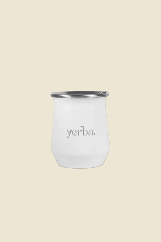 Stainless Steel Cup - Matte White
