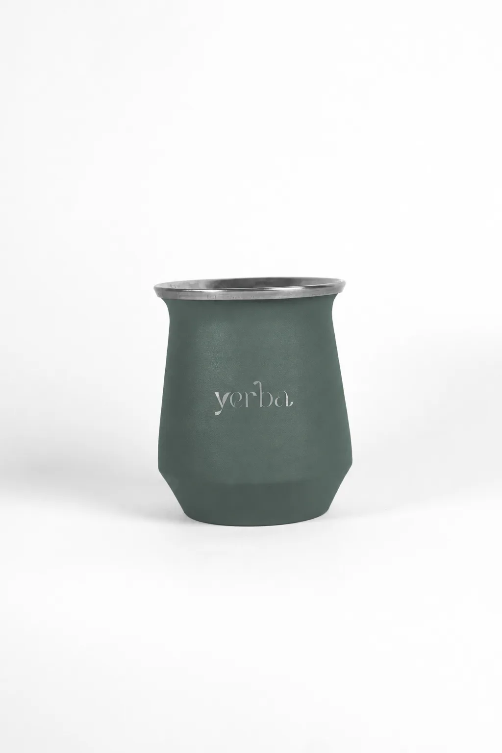 Yerba stainless steel maté gourd in green